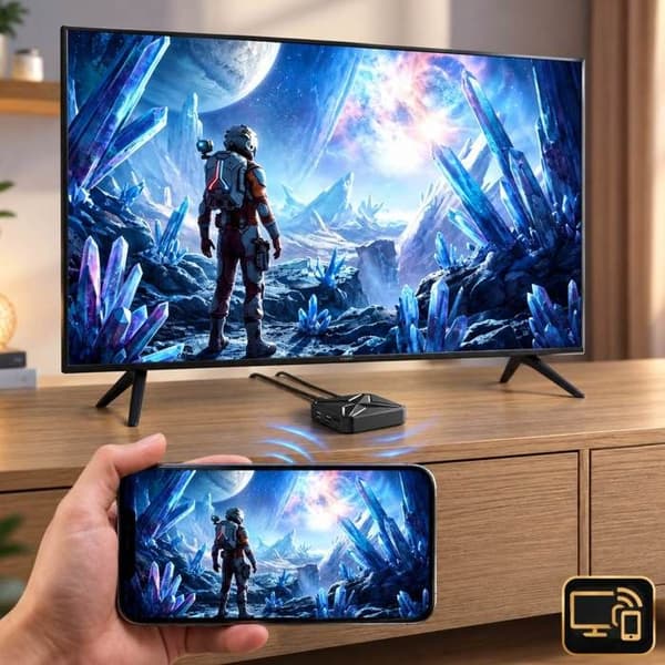 Multimedia-silta Boxi TV Yhdistetty Android 14 8K Wi-Fi 6 16 Gt Musta