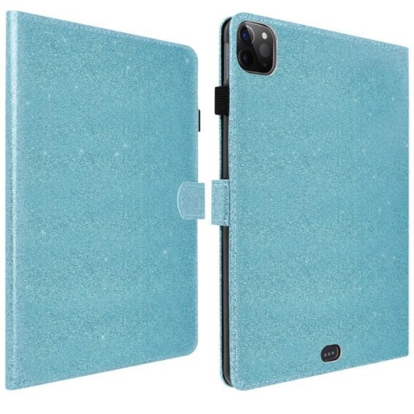 Glitter Folio-fodral Videostöd Blue iPad Pro 11 2020 / iPad Air 2020