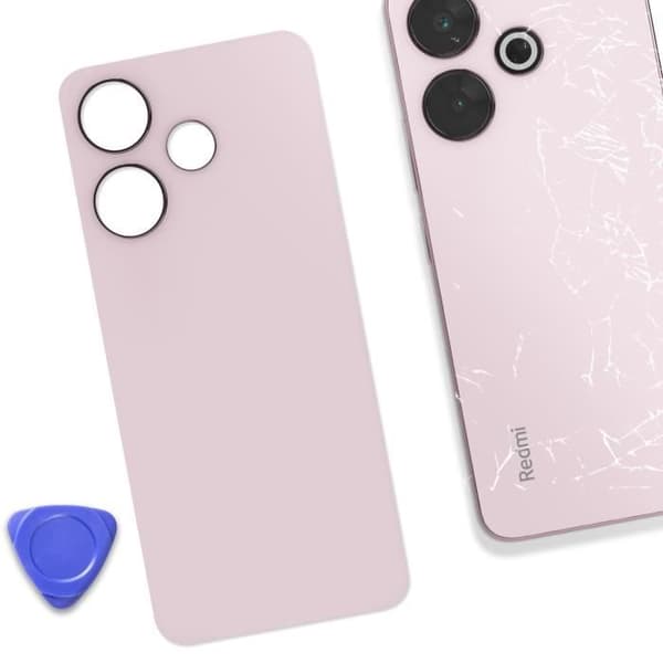 Cachebatteri - Xiaomi - Redmi 13 4G - Rosa - Forenklet installation - 20 g Rosa