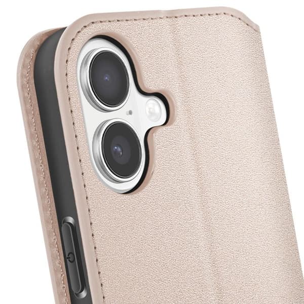 Folio-etui - AVIZAR - iPhone 17 - Guld - Kortlomme - Videostøtte Gul