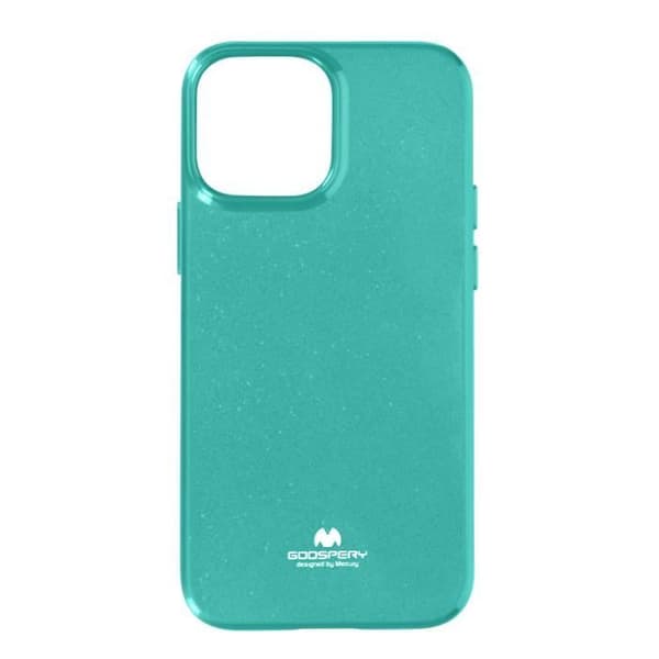 Coque - Mercury - iPhone 13 Pro - Silikone Gel - Blank Effekt - Stødbeskyttelse Turkos
