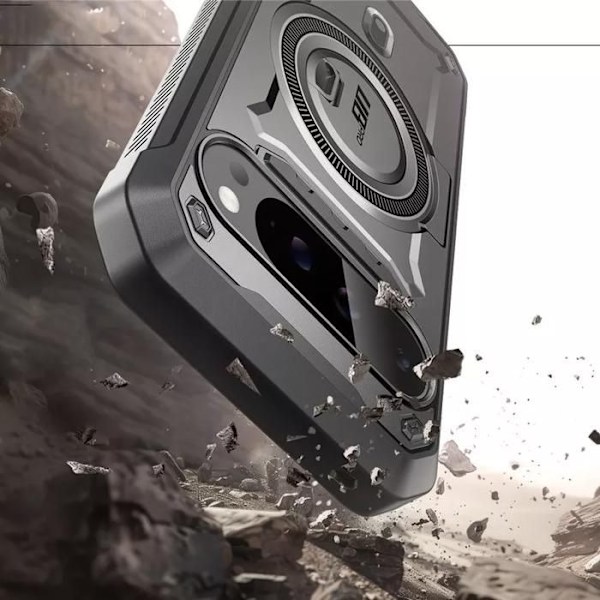 Anti-Shock Case - Supcase - Unicorn Beetle Pro Mag - Sort - MagSafe kompatibel - Militær beskyttelse