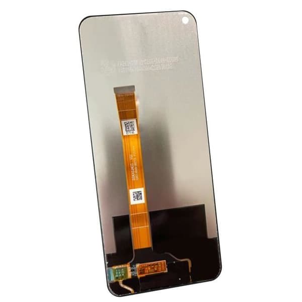 LCD-skærm + erstatningstouchglas til Oppo A54 og A74 5G - Sort Svart