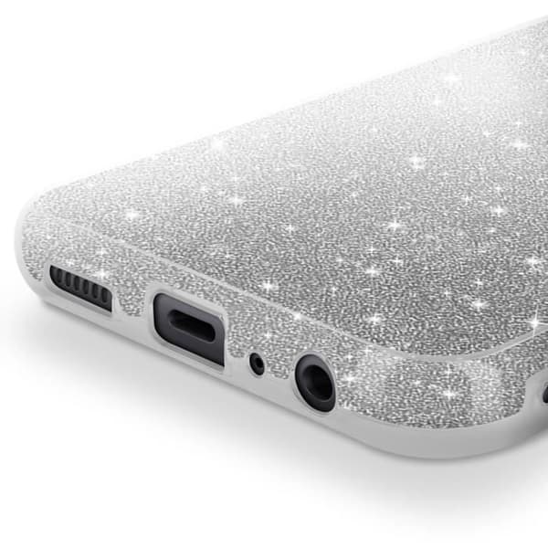 Glitter Cover - Samsung - Galaxy A05S - Stødabsorberende - Rigide - Glamour og Chic Grå