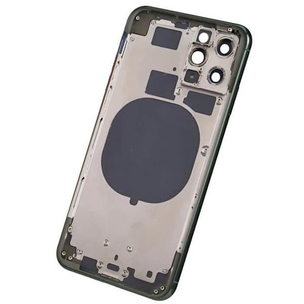 Chassi iPhone 11 Pro - AVIZAR - Bakre ersättningsglas - Grön - Kvalitetskontroll Grön