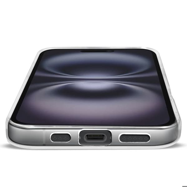 Cover - ADVARSEL - iPhone 17 - Blødt Silikone - Transparent - Beskyttelse mod Ridser Stød Fald Vit