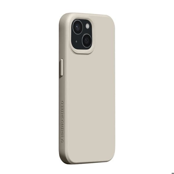 iPhone 15 Plus MagSafe Pehmeä Iskunkestävä SolidX Sarja Rhinoshield Beige beige