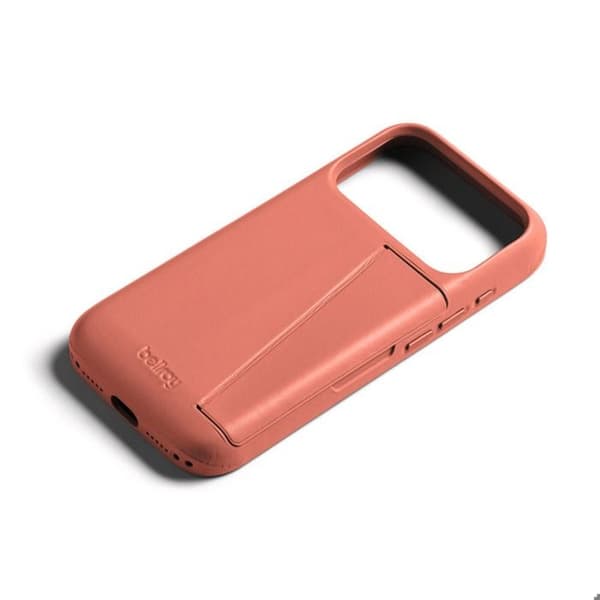 Cover til iPhone 18 Pro / iPhone 17 Pro i Læder Serie 3 Card med Støtte Bellroy Brun brun