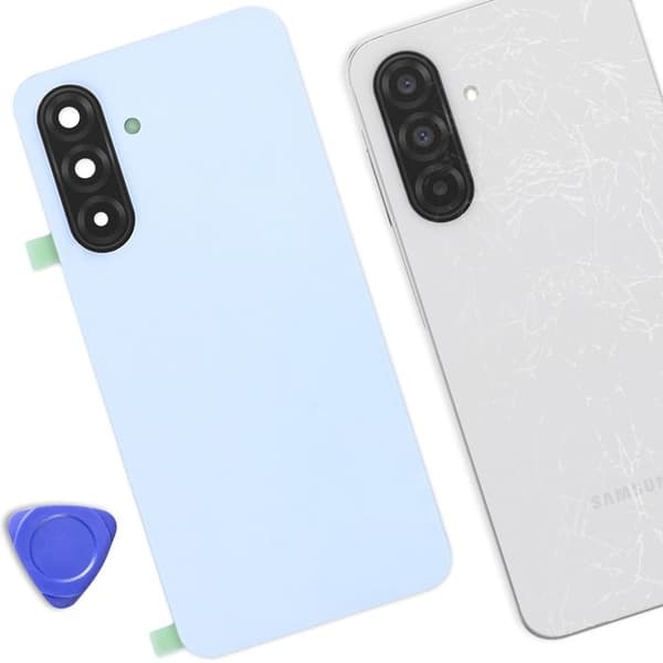 Batteri Cache - AVIZAR - Samsung Galaxy A26 - Hvid - Integreret Klæb - Nem Udskiftning Vit