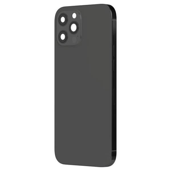 iPhone 12 Pro chassi - AVIZAR - Mörkgrå - Ersättningsbakruta Grå