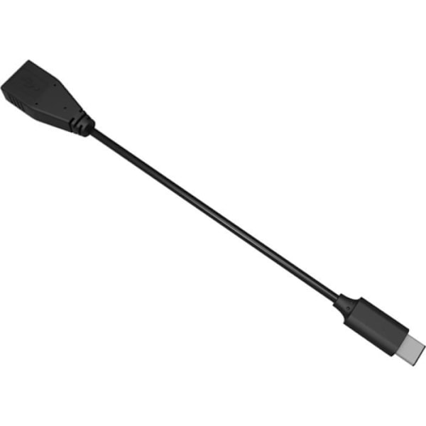 USB-C/USB-A 1A adapterkabel - BIGBEN CONNECTED - 15 cm - Sort
