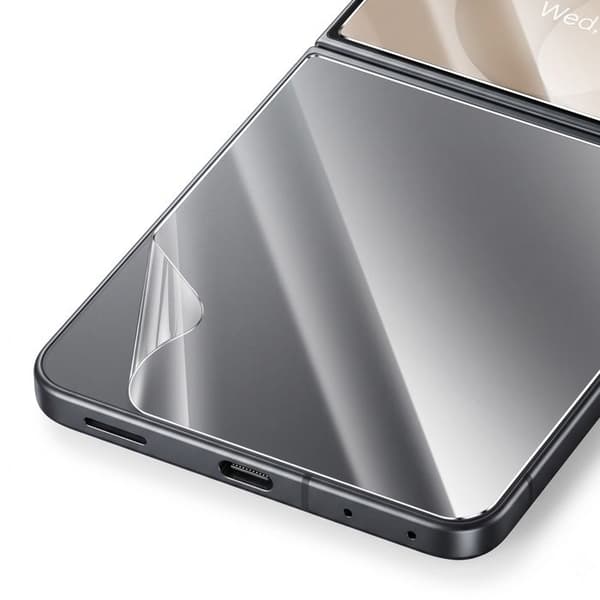 Skärmskydd för Galaxy Z Flip 8 Hydrogel Extern / Intern / Transparent Baksida Vit