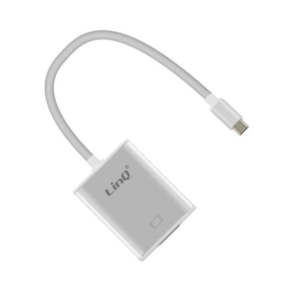 USB Type C han til VGA videoadapter Linq Video Hub Sølvgrå