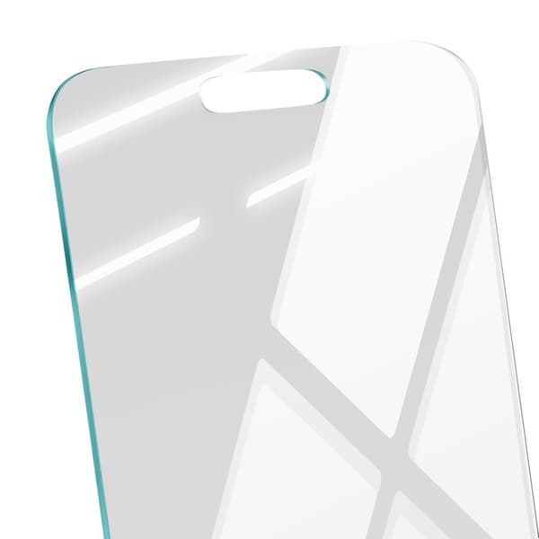 Säkerhetsskydd i härdat glas för iPhone 16, reptålig, spårfri, transparent