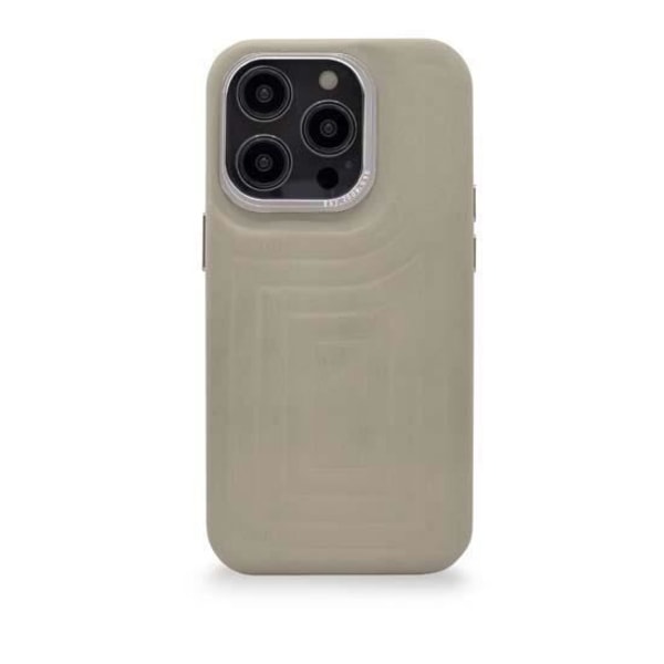 Cover - Afkodet - iPhone 14 Pro Max - Fuldnarvet læder - MagSafe kompatibel - Beige Beige