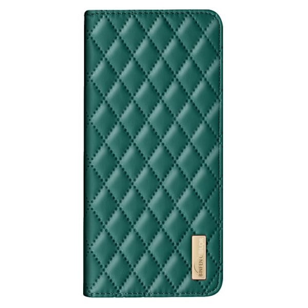 Etui til Xiaomi Poco F6 - AVIZAR - Quiltet stil - Kortholder - Support - Mørkegrøn Grön