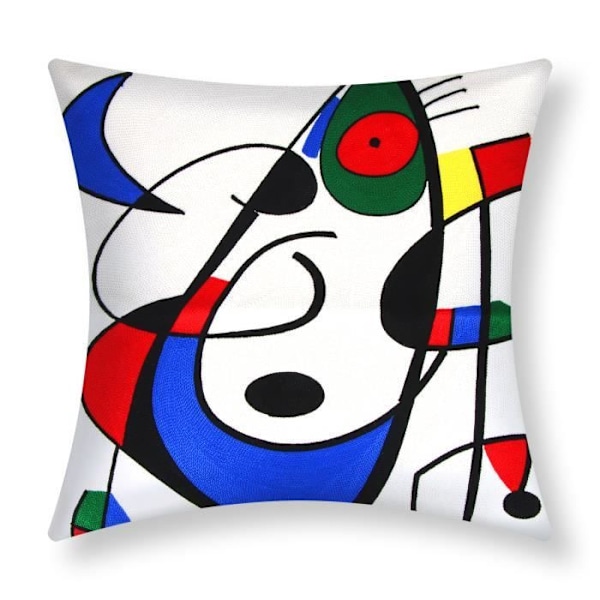 Sæt med 2 Pudevar 45x45 cm Broderede Art Flamara Flerfärgad