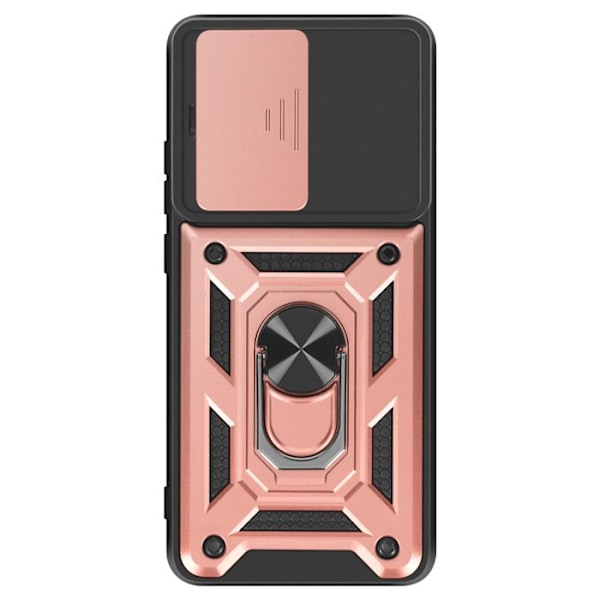 Coque för Xiaomi Poco X7 Pro Magnetisk ring Kameraskydd Rosé Champagne Rosa