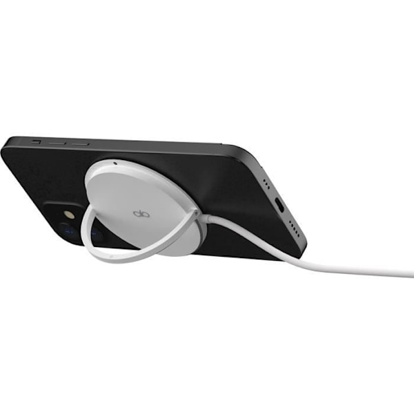 Induktionsoplader - Force Power - MagSafe - 15W - Hvid - Livstidsgaranti Vit