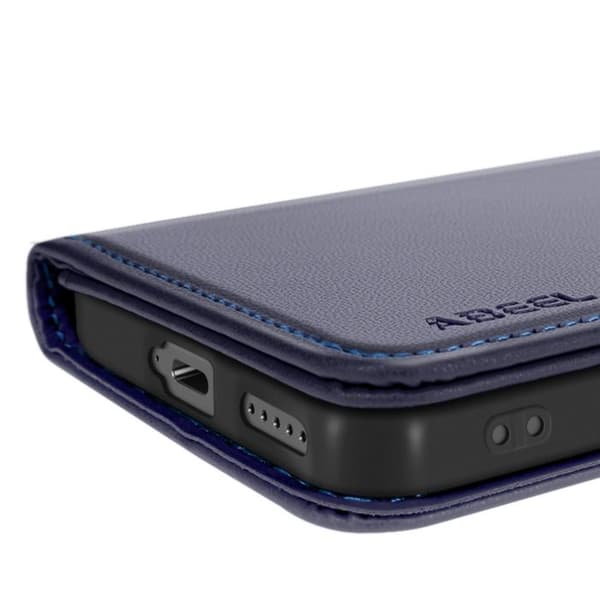 Fodral för Honor 400 - ABEEL - Anti-RFID - Kortfodral - Mörkblå - Elegant design Midnattsblå