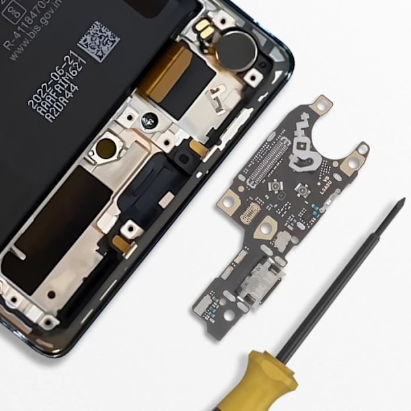Opladningsstik - RELIFE - Honor 70 - USB-C Port - Sort Svart