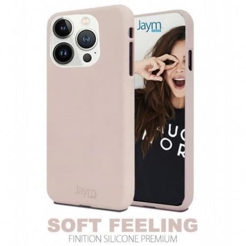 iPhone 14 Fodral - JAYM - Soft Feeling - Antik Rosa Rosa
