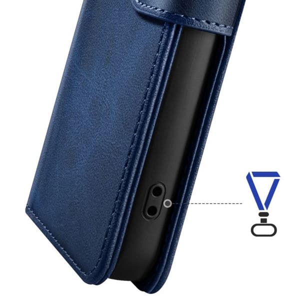 Plånboksfodral för iPhone 17:e upplagan Columbia med Stödfunktion Zanaé Mörkblå Blå