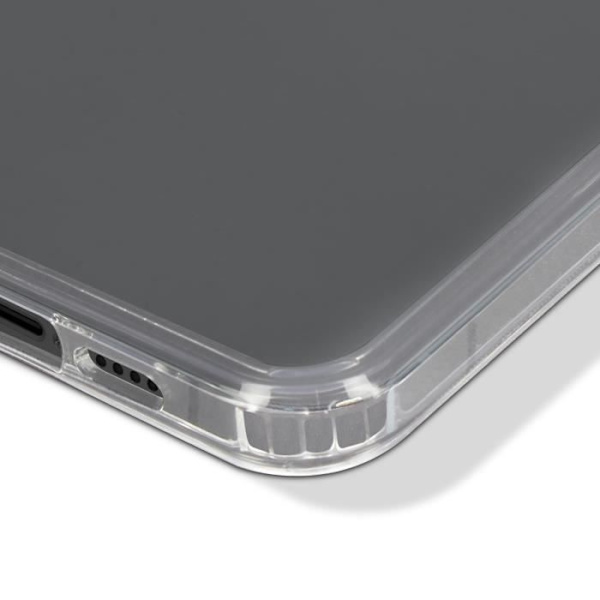 AVIZAR Suojakuori iPhone 15 Pro Maxille - Kova kristalliselkä ja iskunkestävä pehmeä muoto Vit