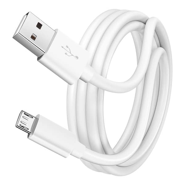 Kabel - AVIZAR - 1m - Snabb uppladdning - Dataöverföring - Ultra-resistent Vit