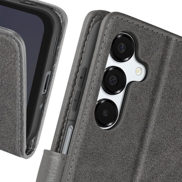 Suojakuori Samsung Galaxy A16 Flip Lompakolle ja Videotelineelle Harmaa Grå