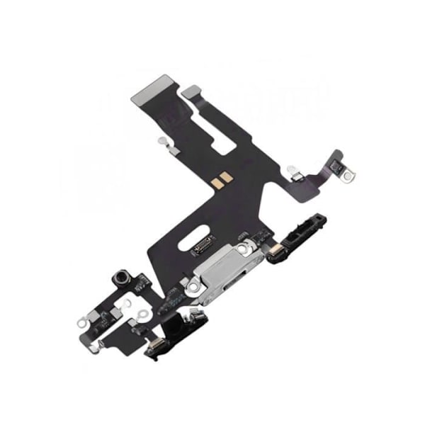 Laderconnector - Apple - iPhone 11 - Lightning - Hvid - Kvalitetsudskiftning Vit