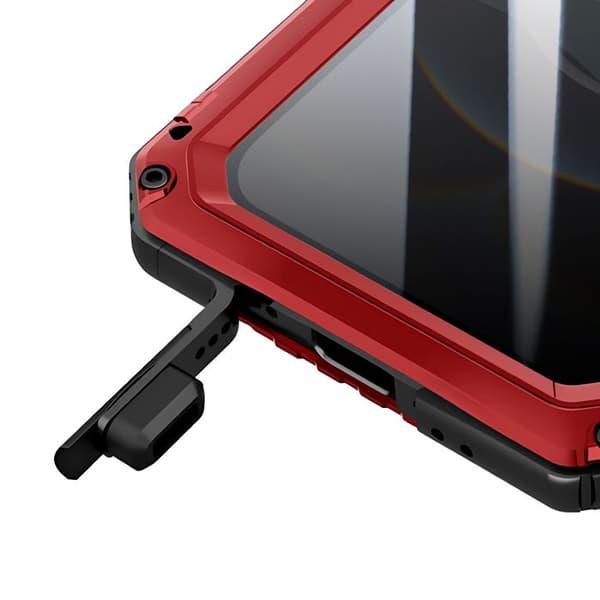 Vattentät skal - AVIZAR - iPhone 16e - Silikon - IP68 - Stötsäker Röd Röd