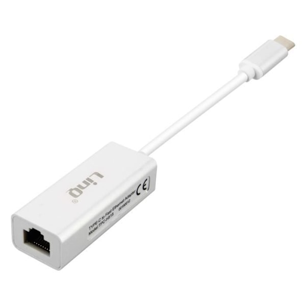 Ethernet-adapter - LinQ - TPC-H515 - Hurtig og sikker forbindelseshastighed - USB-C - Kompakt design