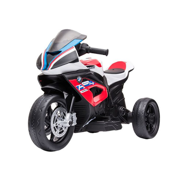 Motocykel 3 Hjul Elektrisk BMW 6V til Børn med Lyd- og Lysanimeffekt Rød Röd