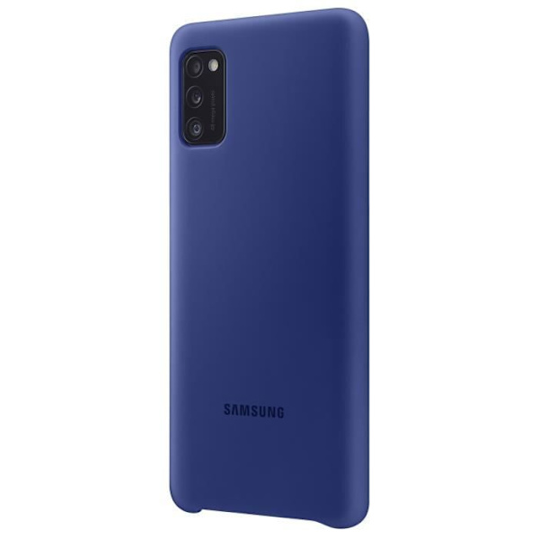 Samsung Galaxy A41 etui Semi-stift Soft Touch Silikone Cover Original Blå Blå