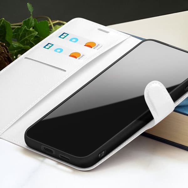 Plånboksfodral för Xiaomi Redmi A1 / Redmi A2 Stöd och Flik Zanaé Vit Vit