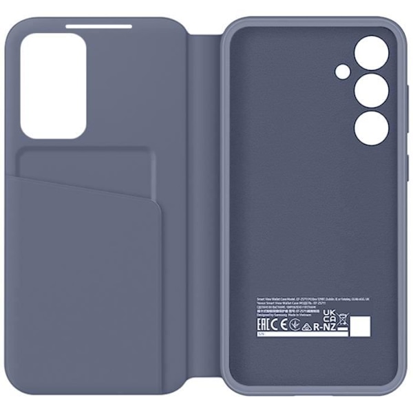 Samsung S24 Fodral Flip Smart View Touch Window Samsung Purple Lila