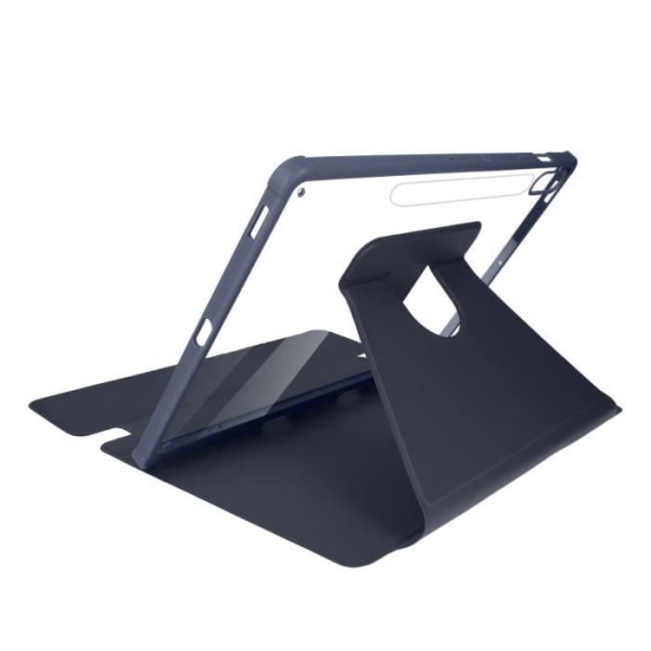 Skal till Samsung Galaxy Tab S9 FE Plus - AVIZAR - 360° roterande stativ - midnattsblå Blå