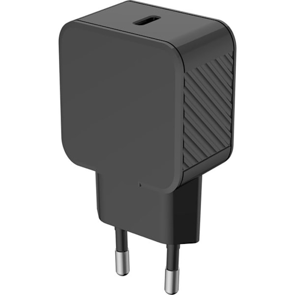 USB-C 45W Power Delivery GaN Universaalinen Ultra Nopea Laturi BigBen Connected Musta Svart