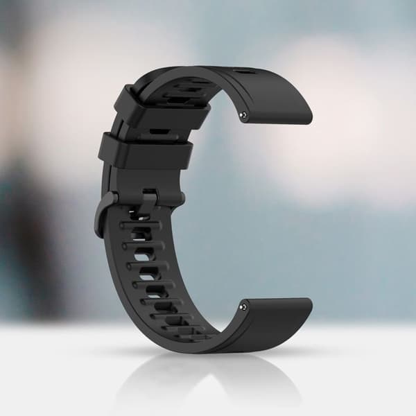 Armbånd til Xiaomi Watch S1 Active / Urfarve 2 Soft Black Svart