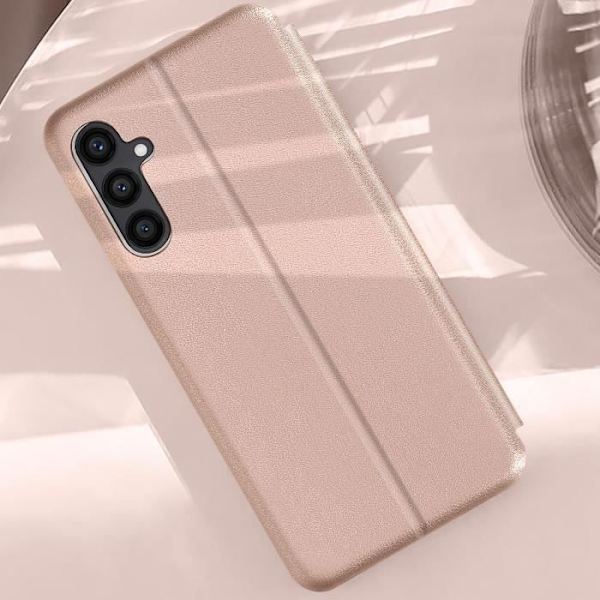 AVIZAR-kotelo Samsung Galaxy M34 5G -puhelimelle - Vaaleanpunainen - Läppäinen korttitelineen videotuki Rosa