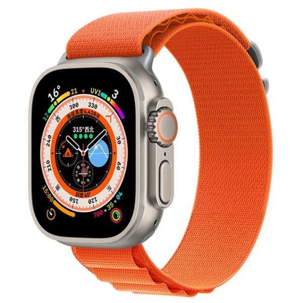 Armband för Apple Watch 38 / 40 / 41mm Sport i Vävt Nylon Devia Orange Orange
