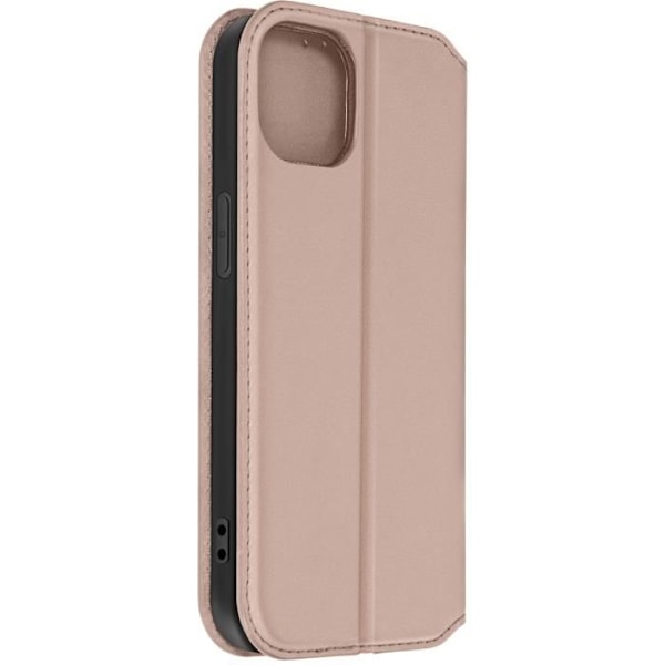 Étui til iPhone 15 Plus - AVIZAR - Rosa - Kortlæser - Video støtte - Magnetisk klap Rosa