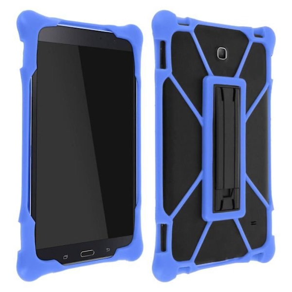 Coque Bumper Antichoc - AVIZAR - Universel - Silicone - Kompatibel med Tablet 7-9 tommer - Sort Svart