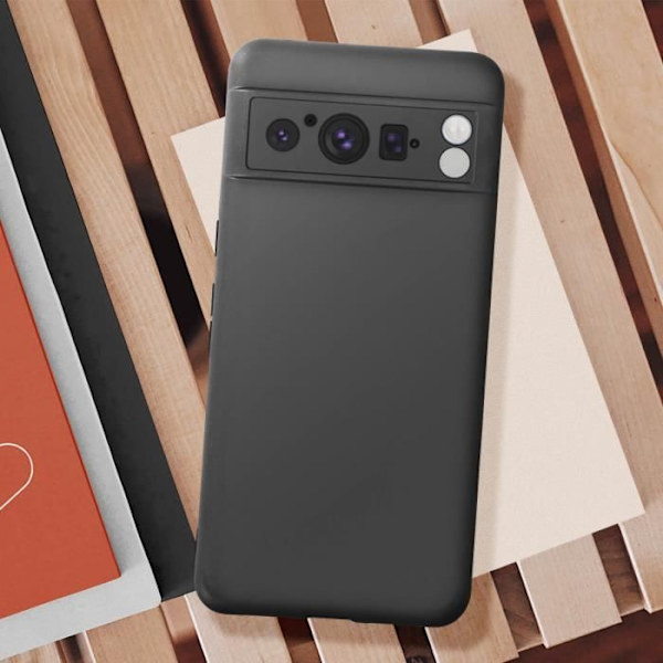 Coque - Klassisk Etui - Google Pixel 8 Pro - Blød Silikone - Stødbeskyttelse - Sort Svart