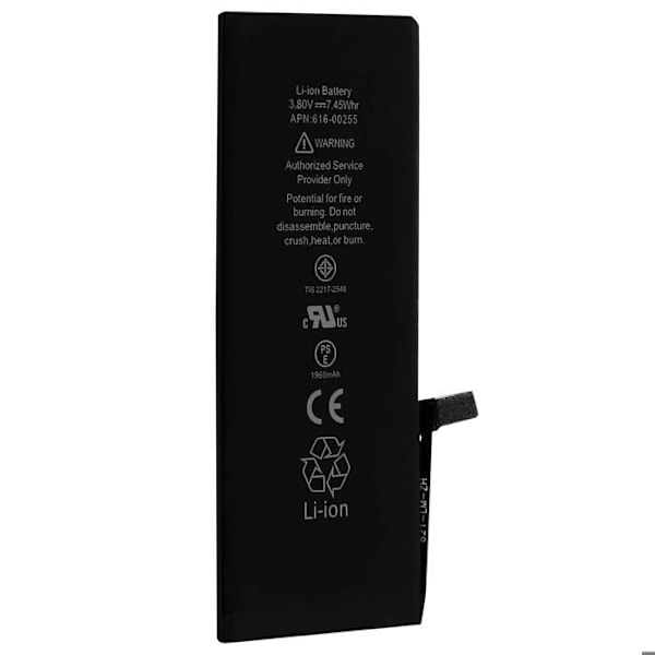 Batteri för Apple iPhone 7 - Apple 616-00255 1960mAh Svart