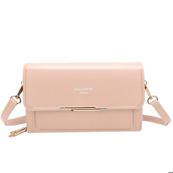 Pochette med axelrem i konstläder för kvinnor Gallantry Rosa Rosa