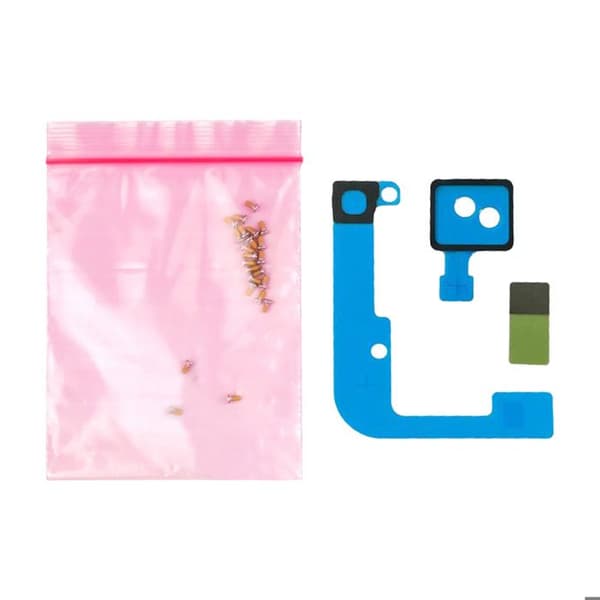Klebe Kit - SAMSUNG - Galaxy S23 - Service Pack - Sort - Holdbar Fastgørelse Svart