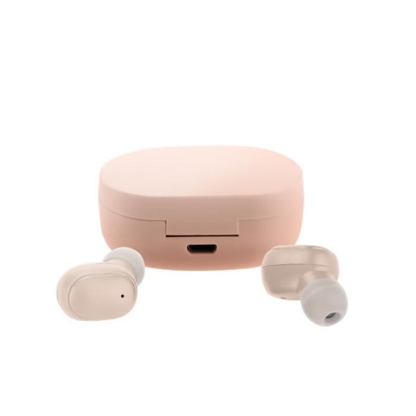 Bluetooth-hörlurar - AVIZAR - Rosa modell - 12 timmars batteritid - Klart ljud - 5.2-anslutning Rosa
