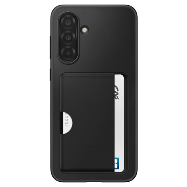 Coque для Samsung A36 Korttipidike Silikonipehmeä kosketus Alkuperäinen Samsung Musta Svart